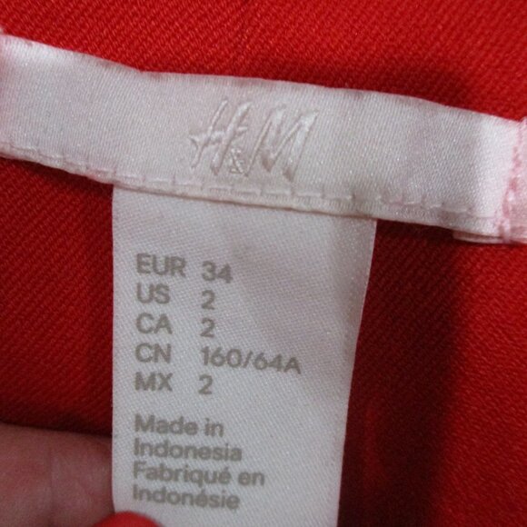 H&M Paperbag High Waist Tie Front Pants - Picture 4 of 4